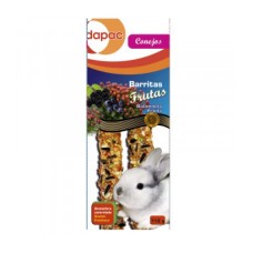 Snack  para roedores con fruta y verduras